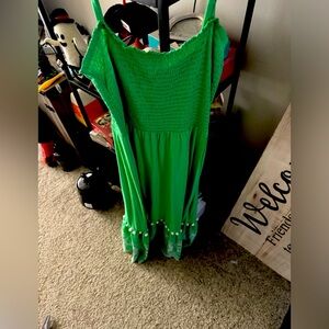 Lilly Pulitzer green dress.